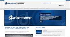 Desktop Screenshot of dunkermotoren.de