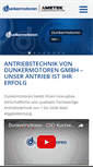 Mobile Screenshot of dunkermotoren.de